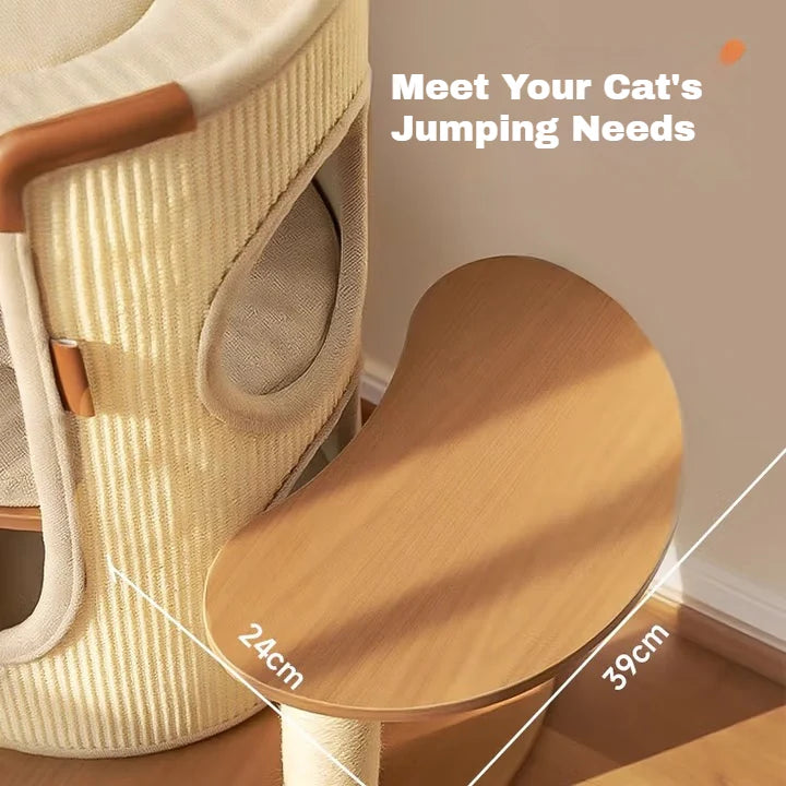🐾Sisal Bucket Cat Scratching Board, 2-in-1 Cat Climbing Frame And Cat Bed