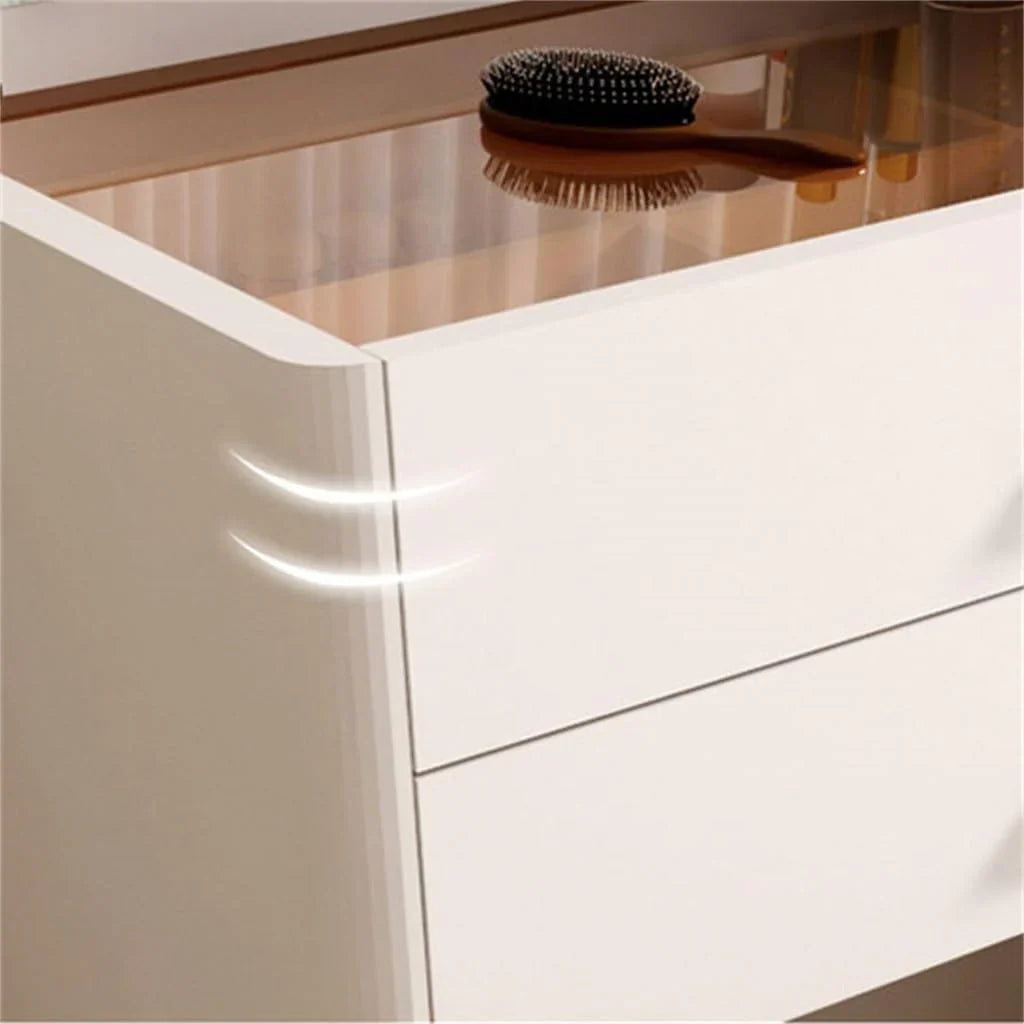 ✨Bedroom Flip Over Makeup Table,Dressing Table Storage Integrated