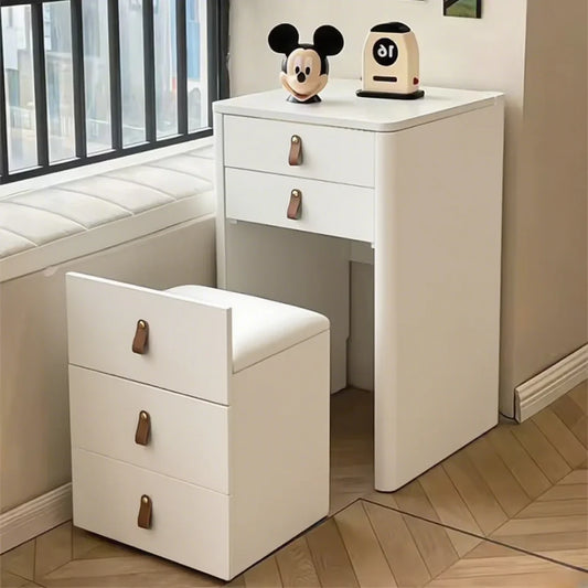 ✨Bedroom Flip Over Makeup Table,Dressing Table Storage Integrated