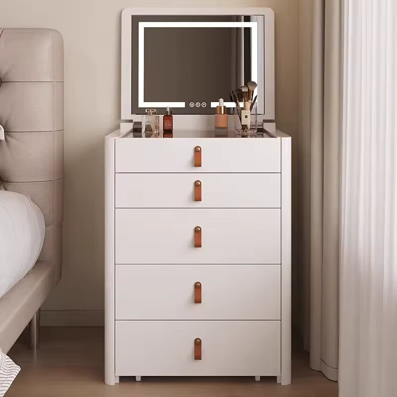 ✨Bedroom Flip Over Makeup Table,Dressing Table Storage Integrated