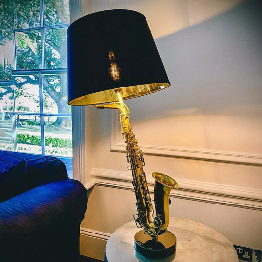 🎷Vintage Alto Saxaphone Upcycled Handmade Lamp