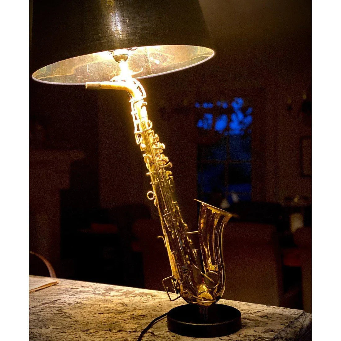 🎷Vintage Alto Saxaphone Upcycled Handmade Lamp