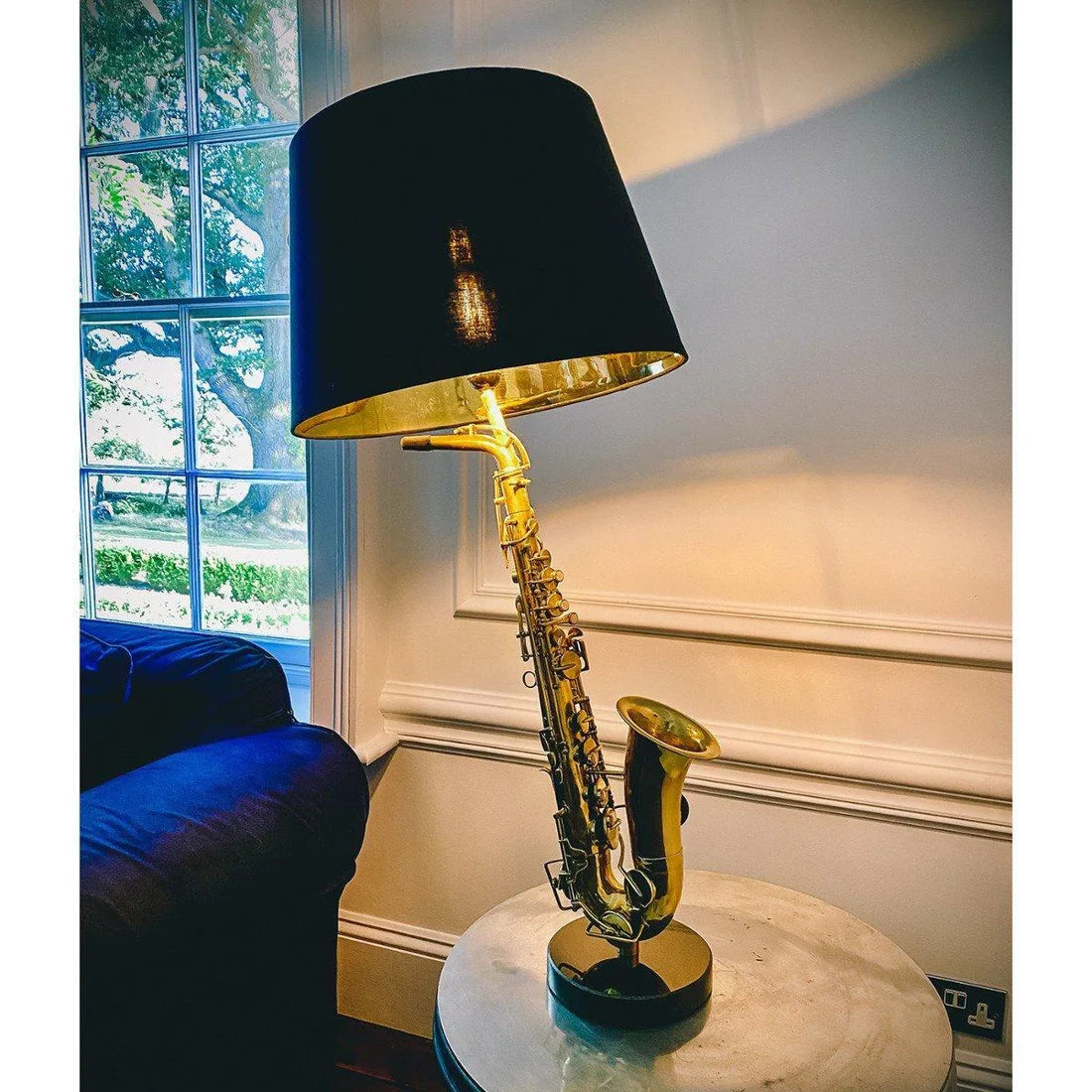 🎷Vintage Alto Saxaphone Upcycled Handmade Lamp